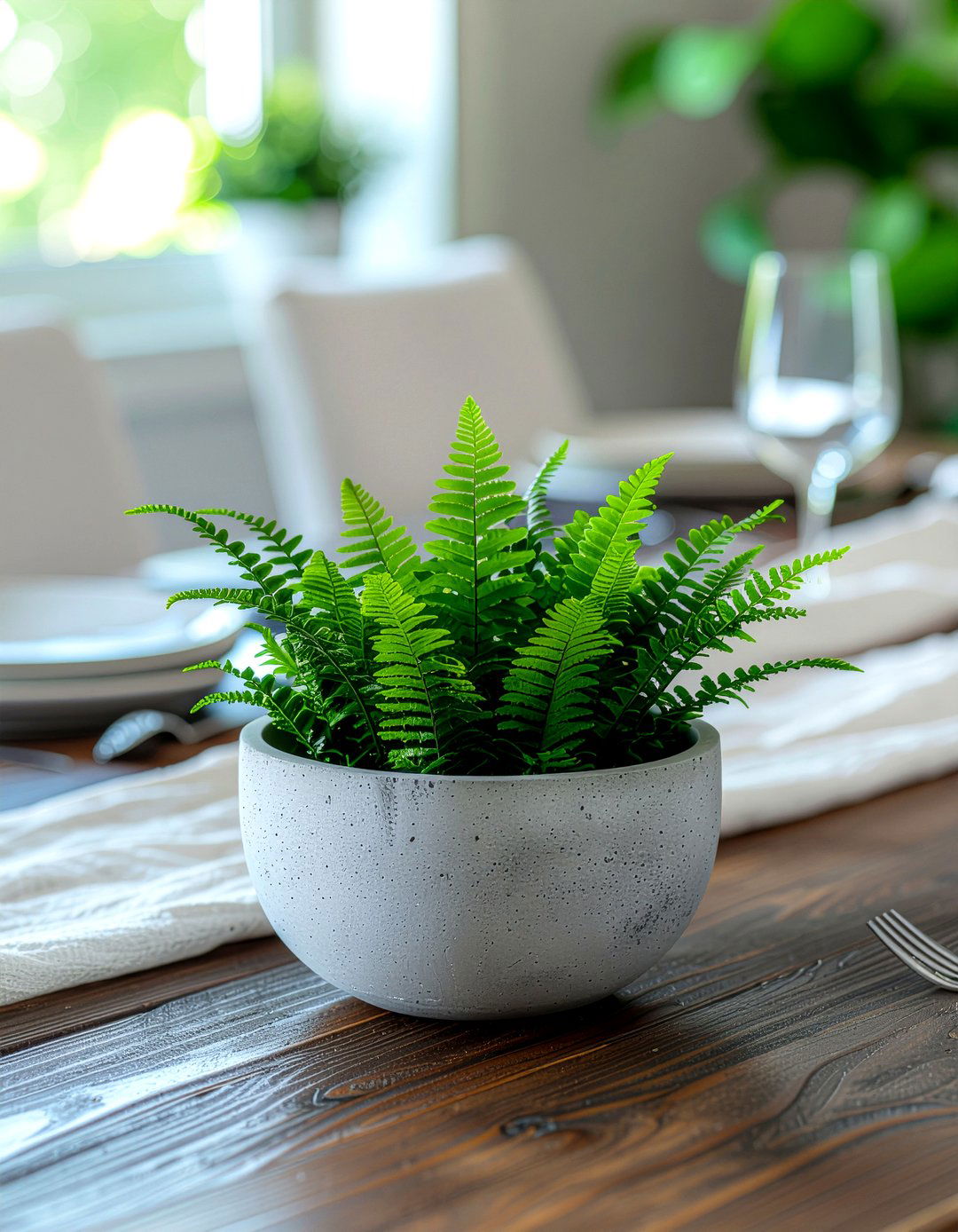 Fern table centerpiece - 30 fern decor ideas