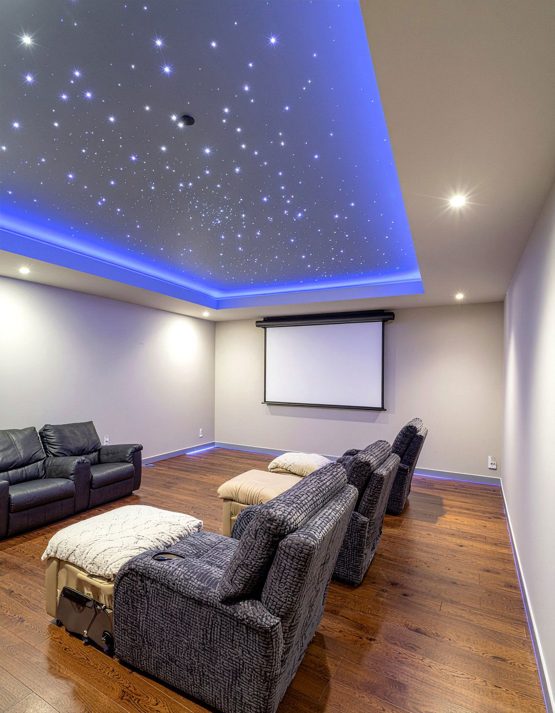 Fiber Optic Starry Dome - 30 living room dome ceiling ideas