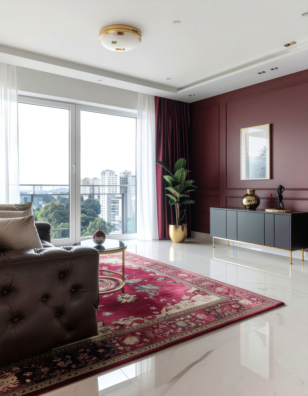 Ficus Burgundy - 30 large plant ideas