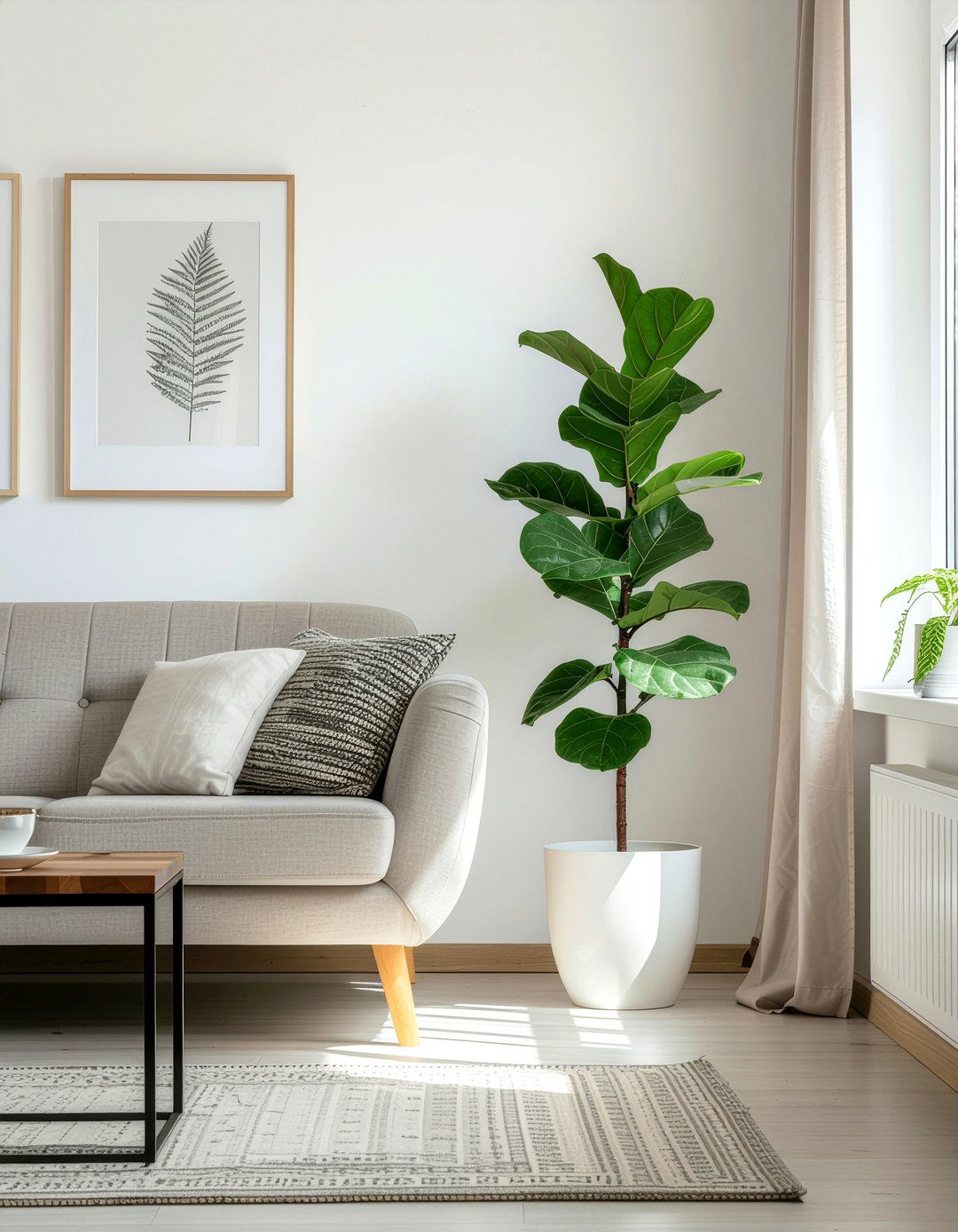Fiddle Leaf Fig - 30 large plant ideas