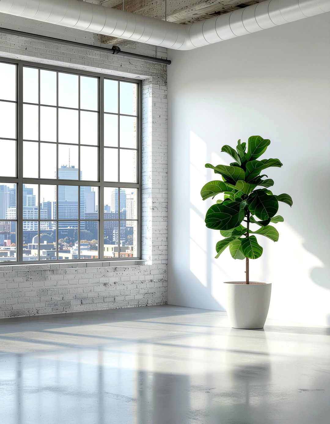 Fiddle Leaf Fig In Loft Apartment - 30 fiddle leaf fig ideas