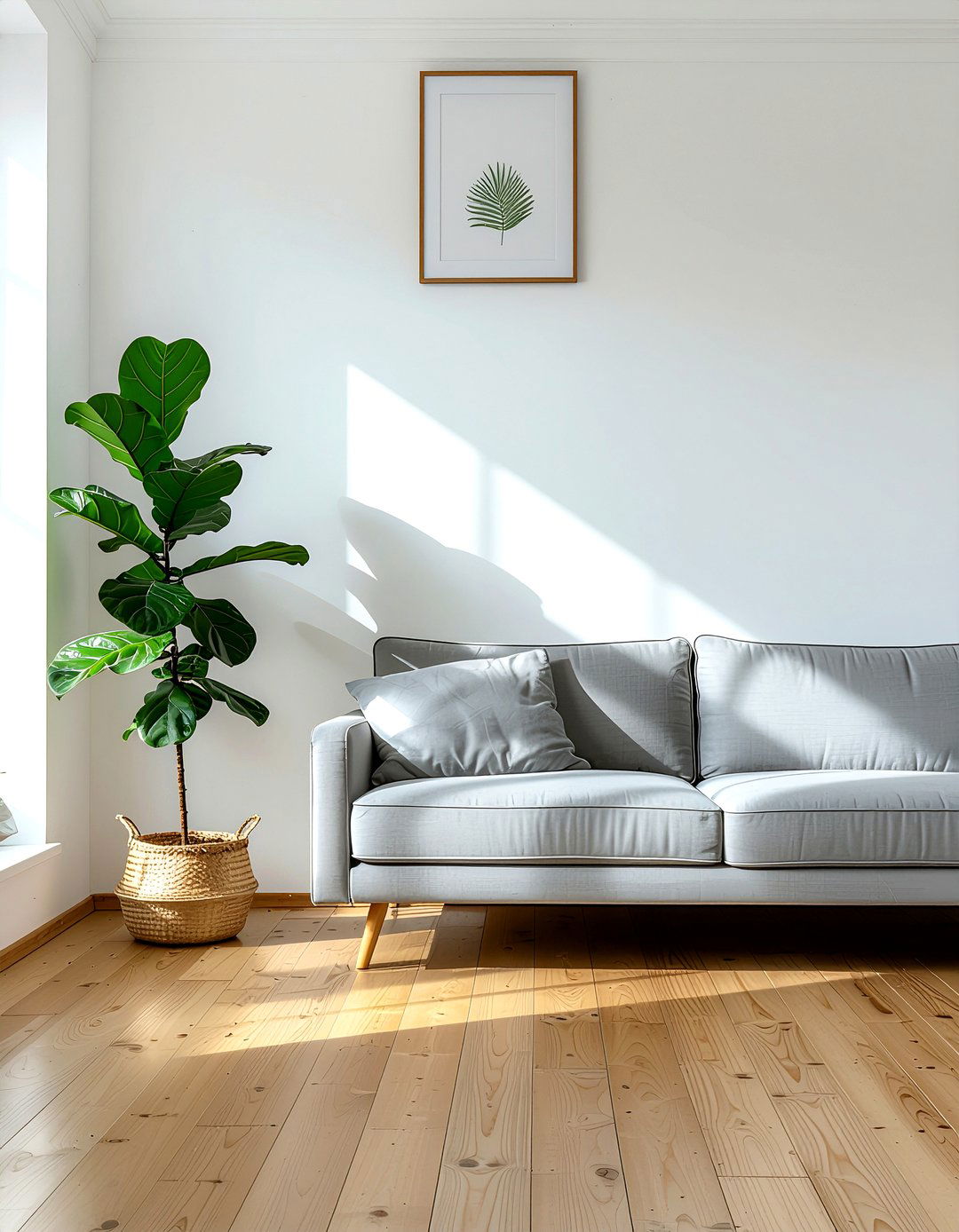 Fiddle Leaf Fig In Scandinavian Living Room - 30 fiddle leaf fig ideas