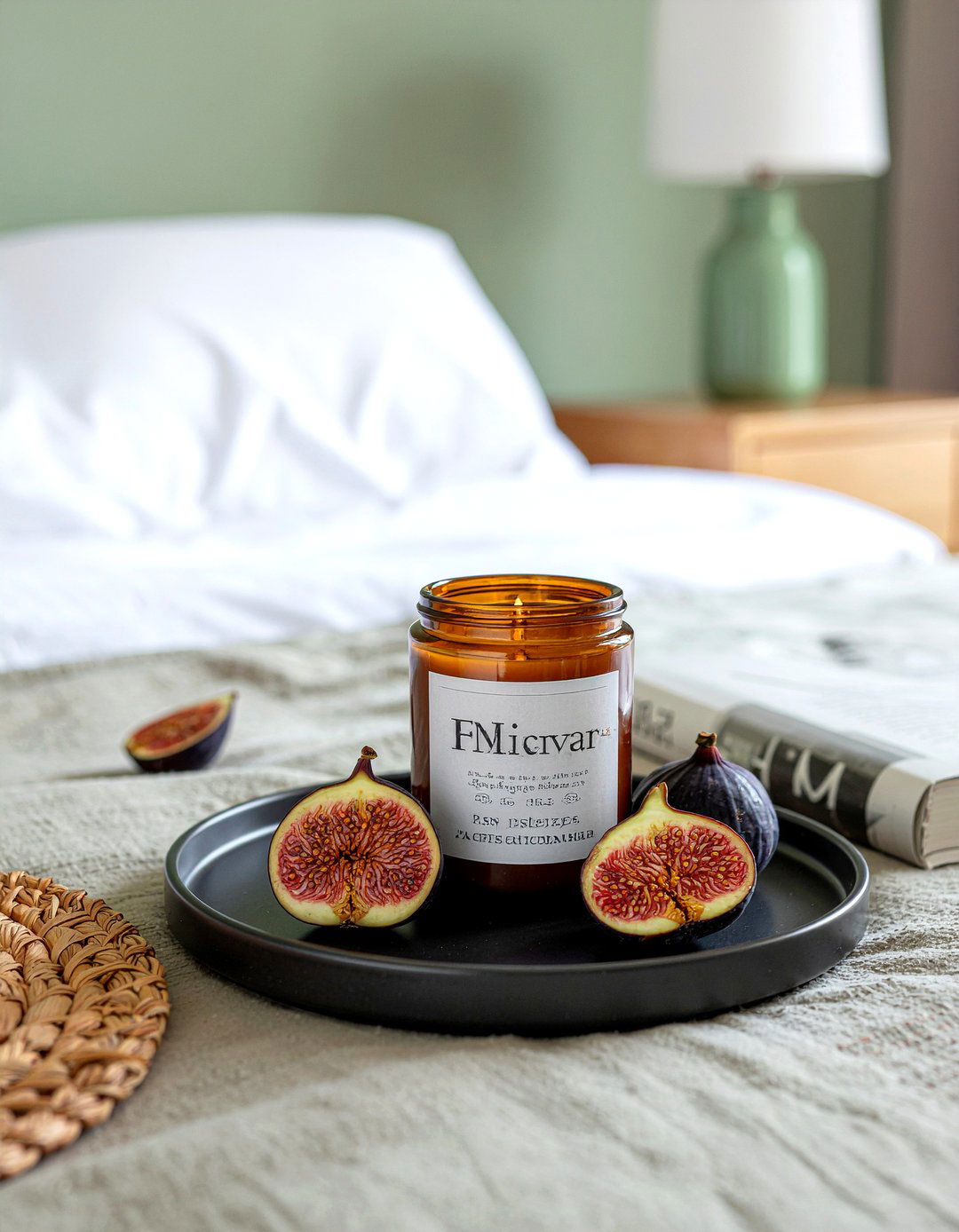 Fig scented candle - 30 bedroom scented candles
