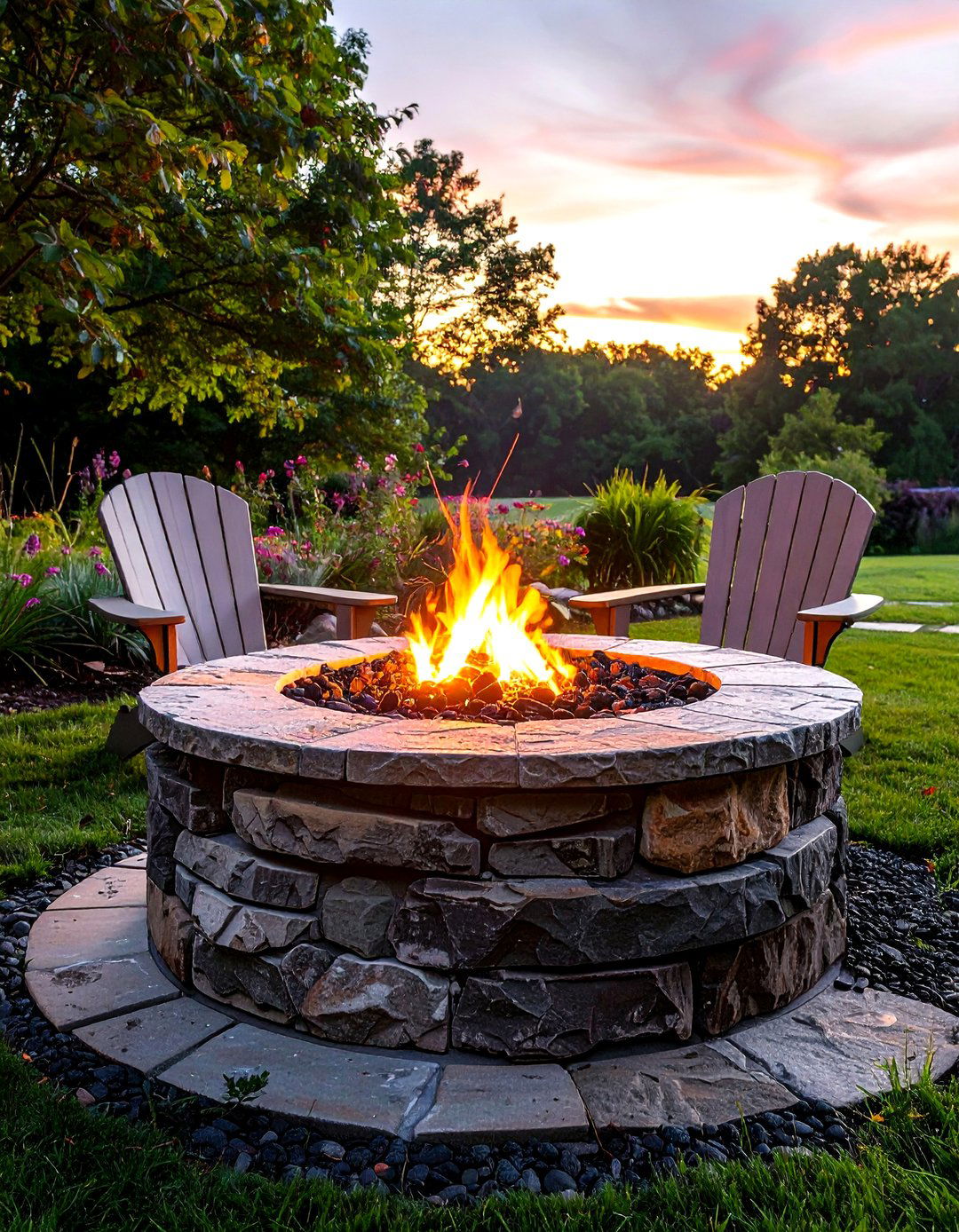 Fire Pit - 30 deck decor ideas