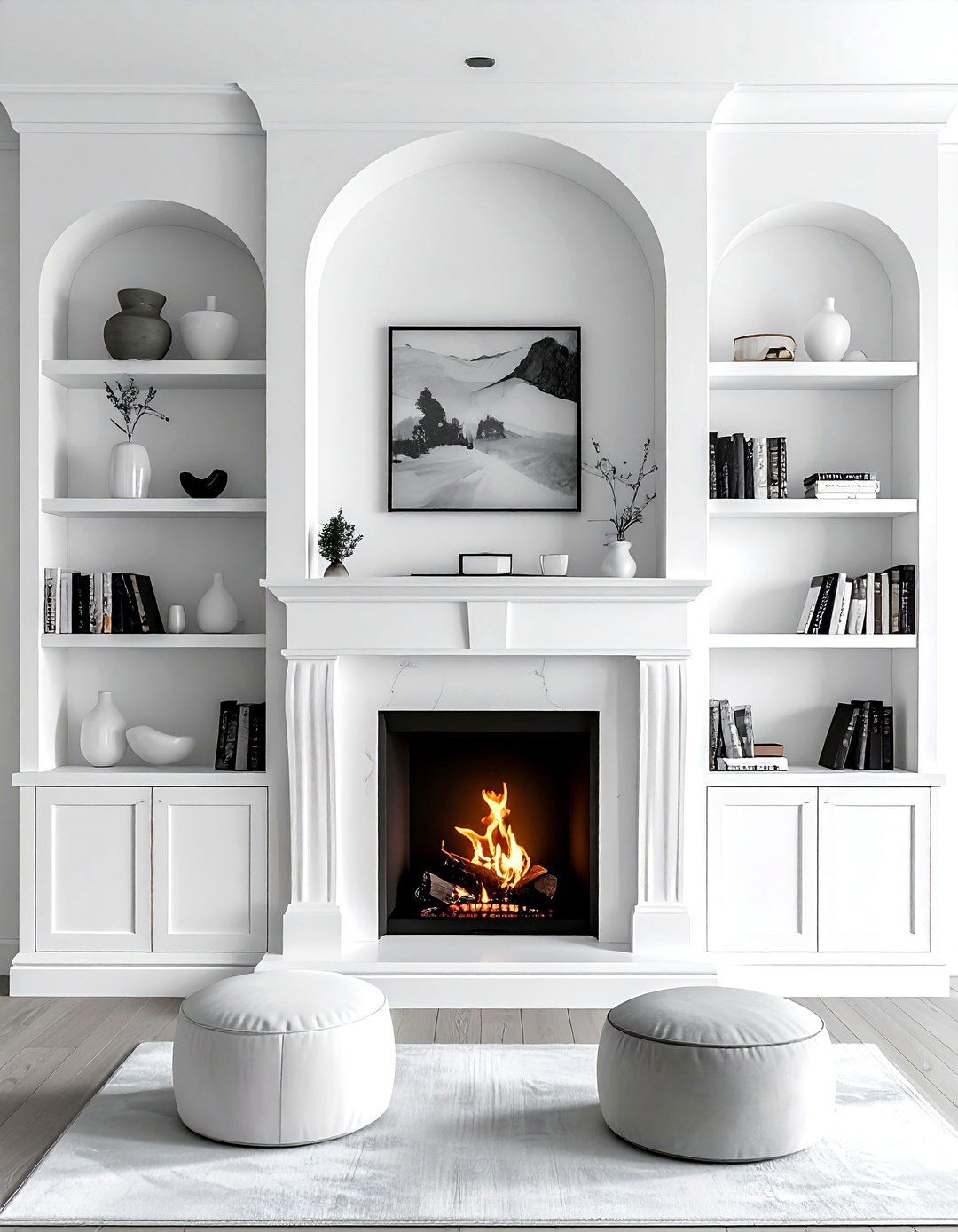 Fireplace Book Storage - 30 living room book displays