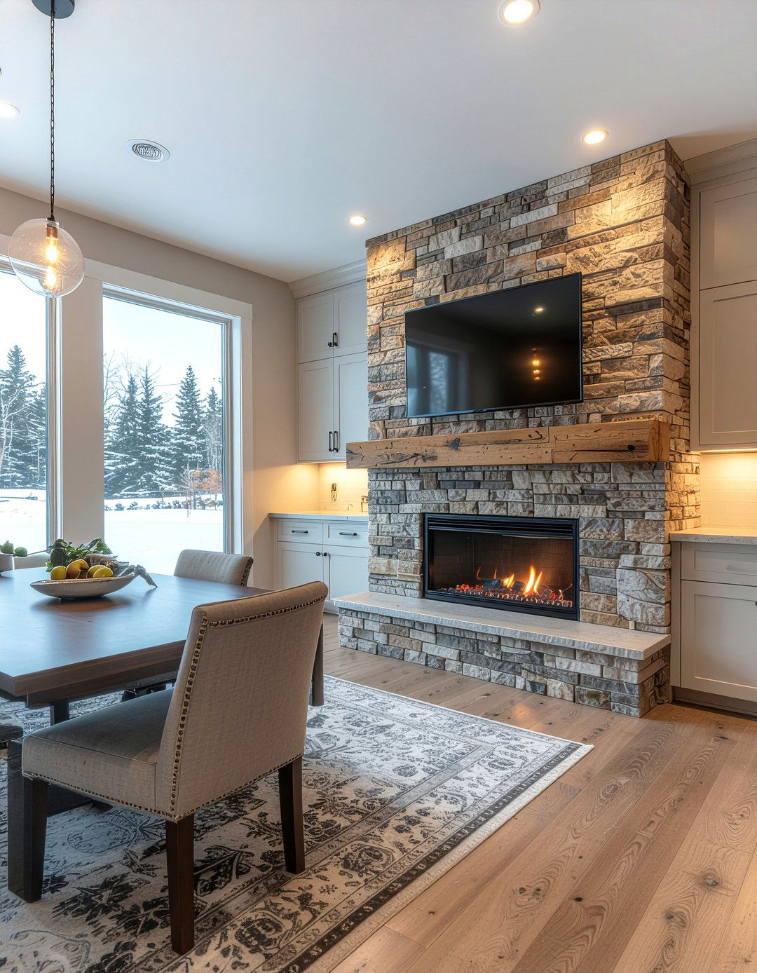 Fireplace Hearth Kitchen Bump Out - 30 kitchen bump out ideas