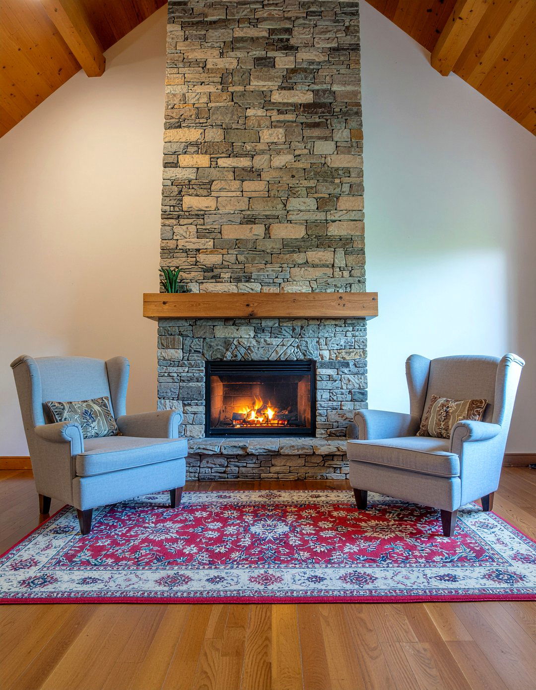 Fireplace Lounge Area - 30 living room entertaining ideas