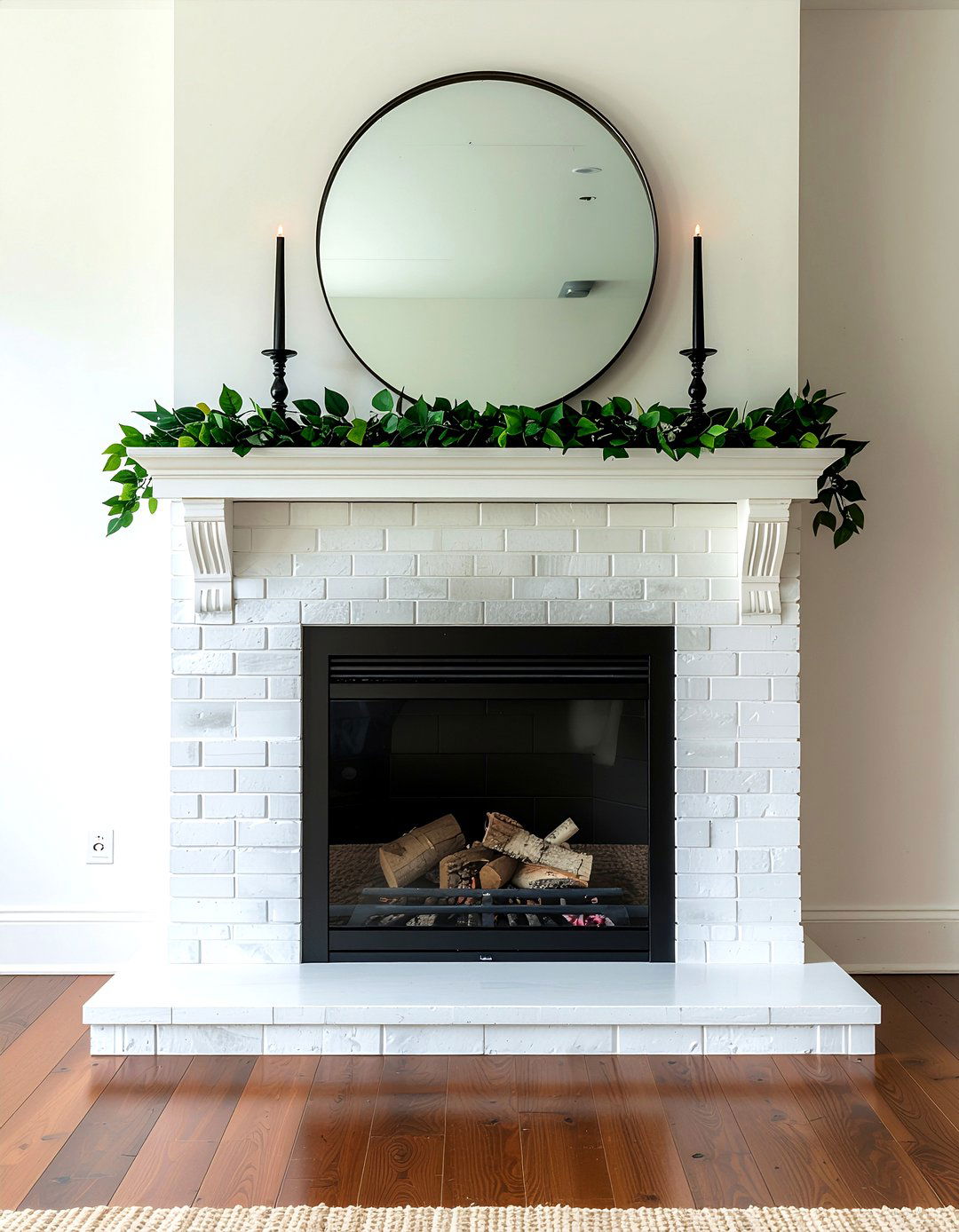 Fireplace Mantel - 30 budget living room ideas
