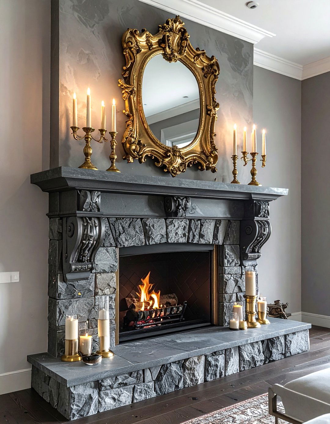 Fireplace Mantel - 30 home decor ideas