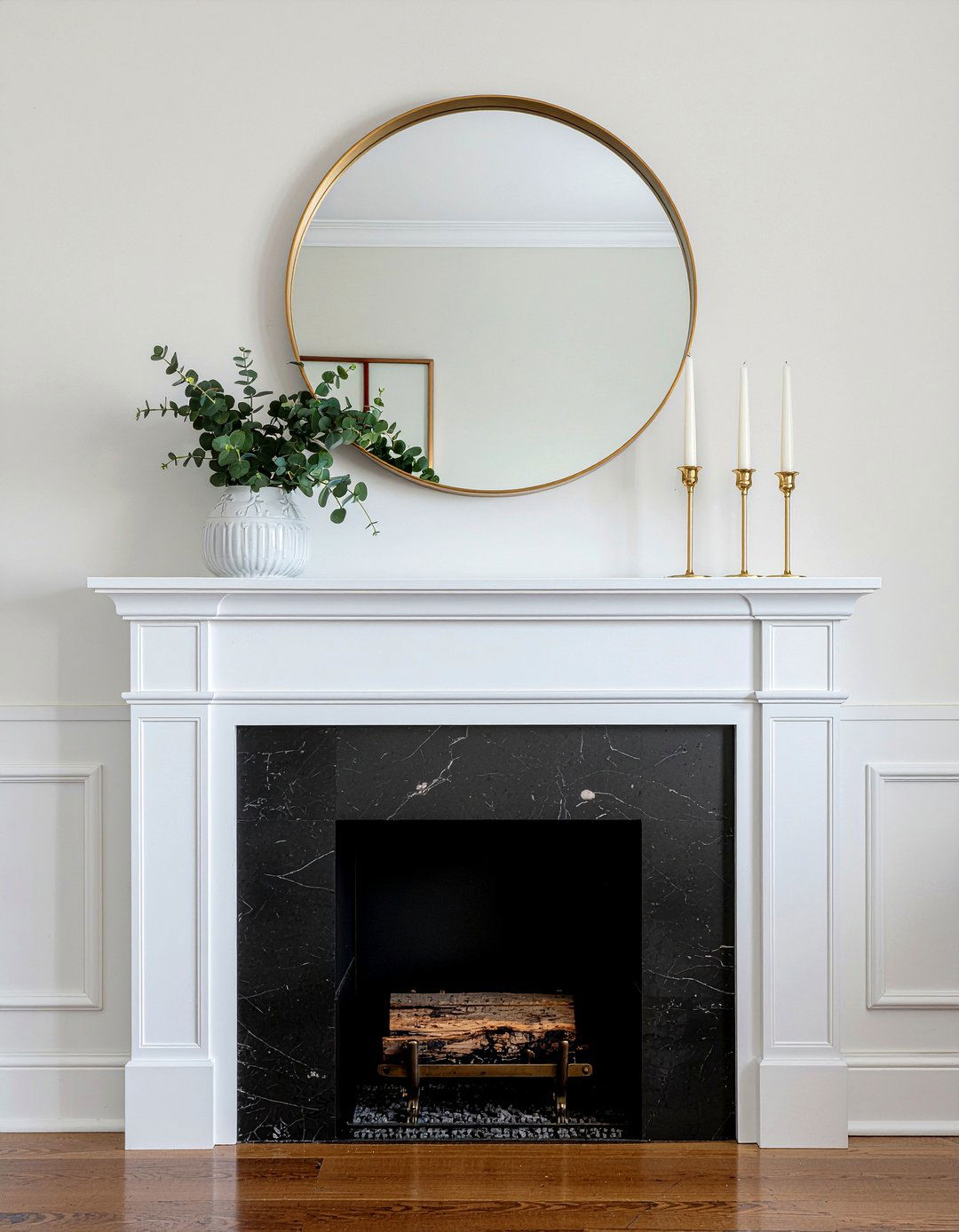 Fireplace Mantel Decor - 30 living room improvement ideas