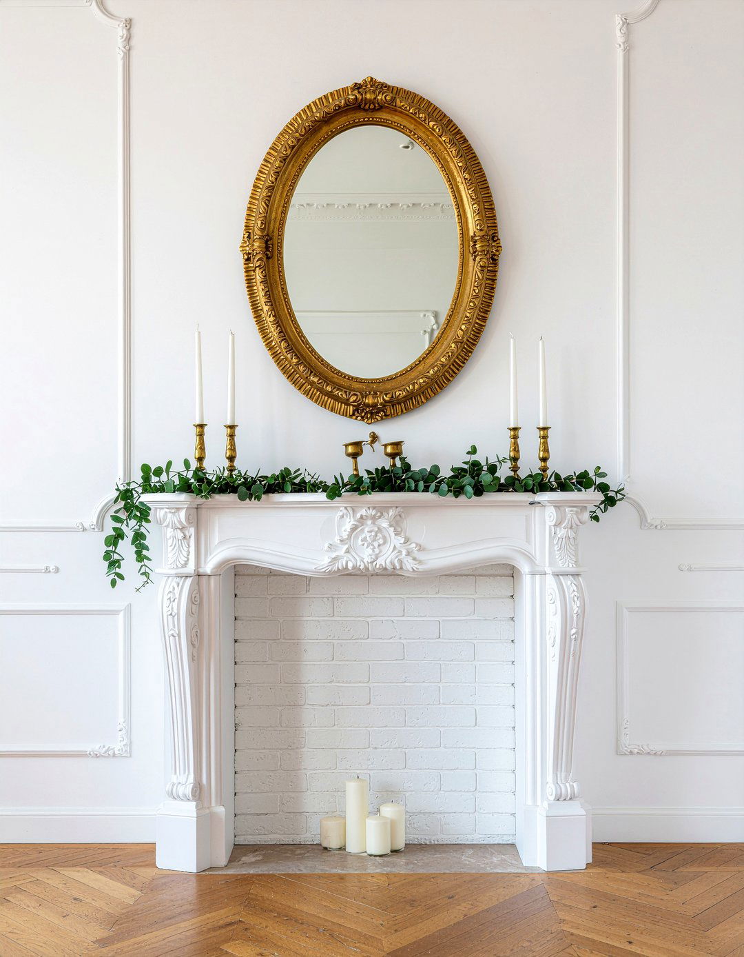 Fireplace Mantel Decor - 30 old house living room ideas