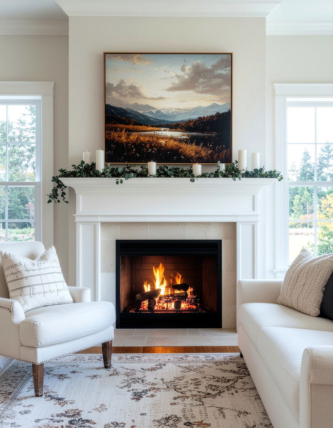 Fireplace Mantel Decor - 30 DIY living room decor ideas