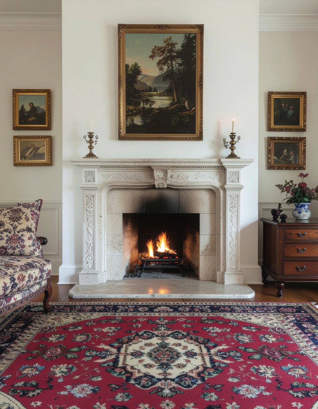 Fireplace Mantel Living Room - 30 antique living room ideas