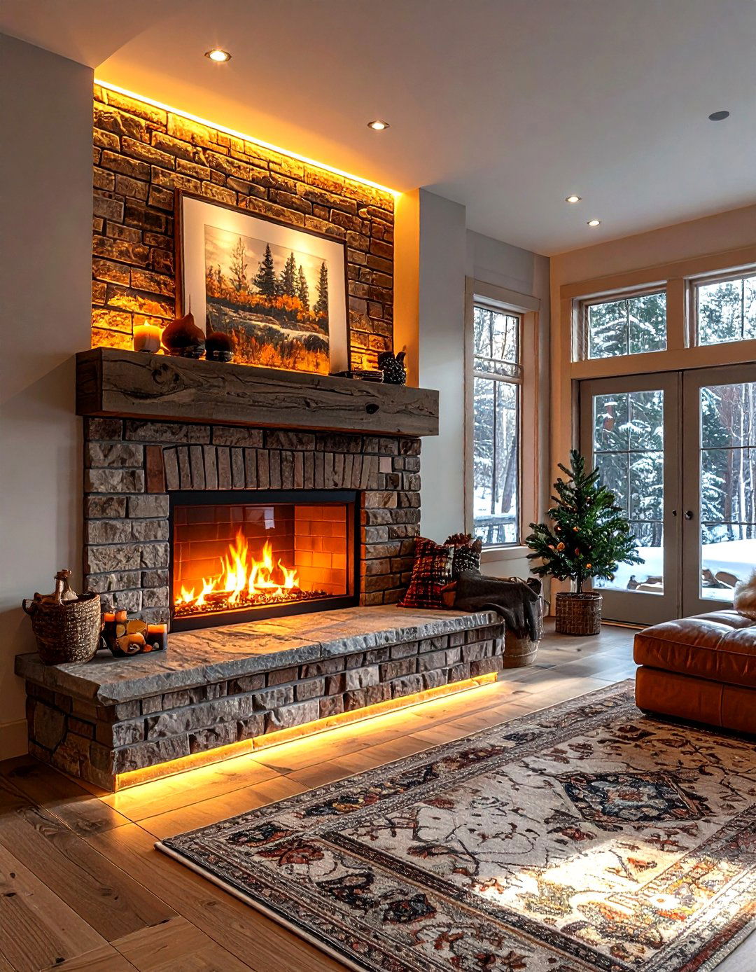 Fireplace Mantel Recessed Lighting - 30 living room recessed lighting ideas