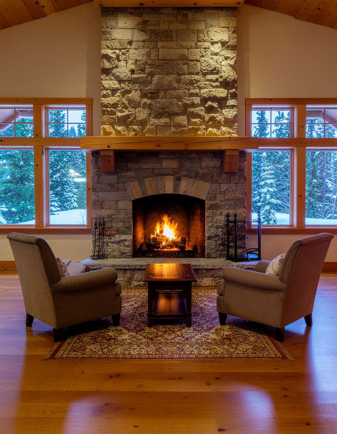 Fireplace Seating Area - 30 living room conversation area ideas