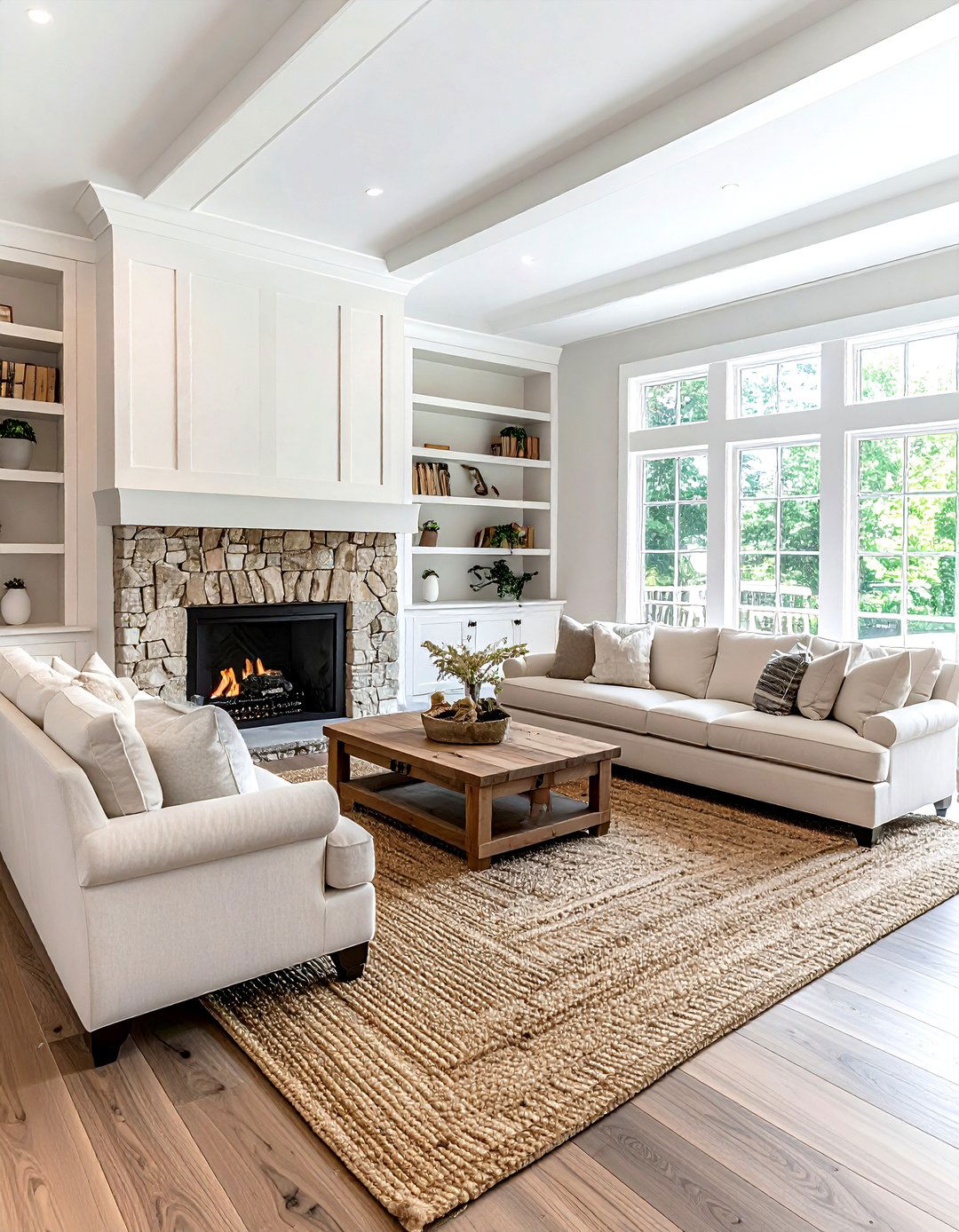 Fireplace living room floor plan - 30 living room floor plan ideas