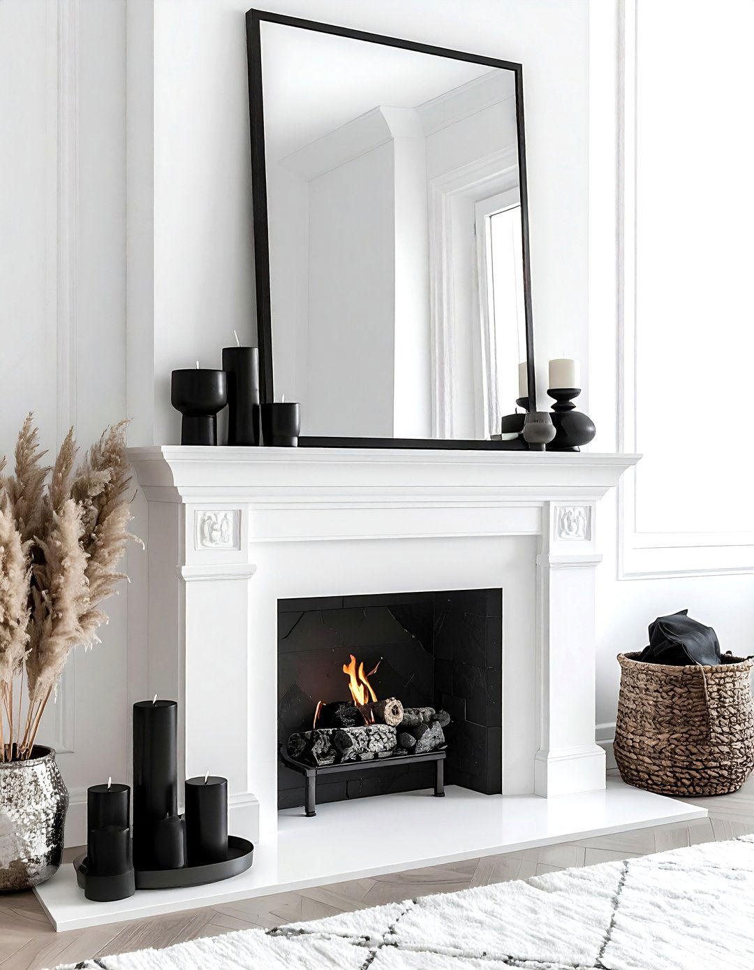 Fireplace mantel decor - 30 quick decor update ideas