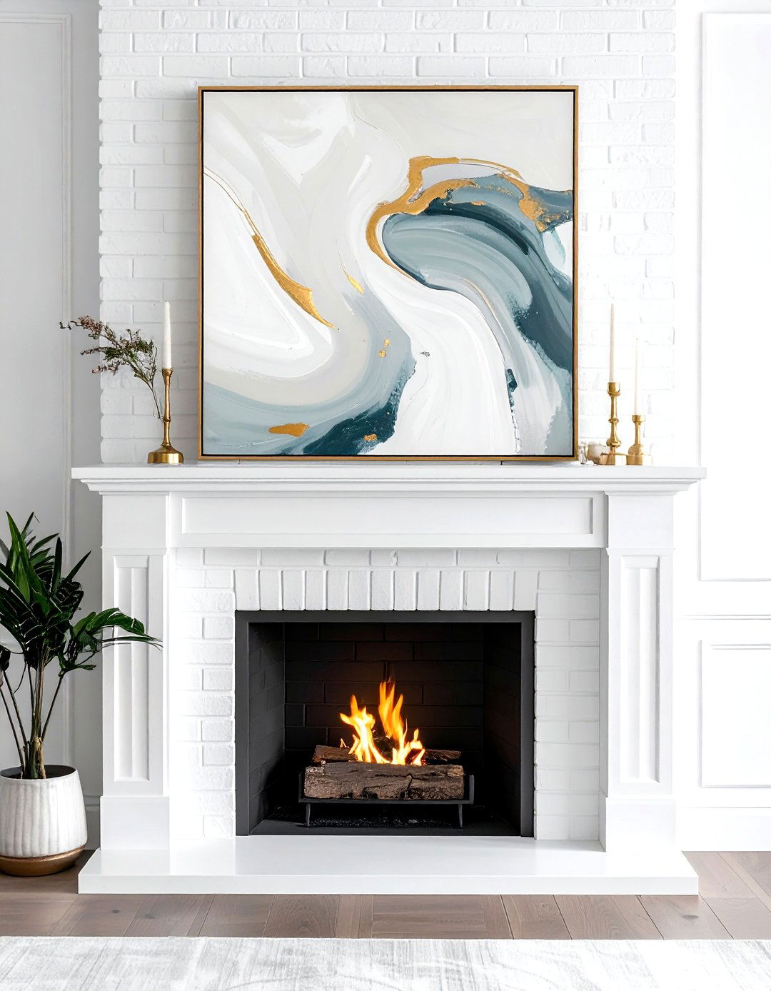 Fireplace mantel decor - 30 affordable decor ideas