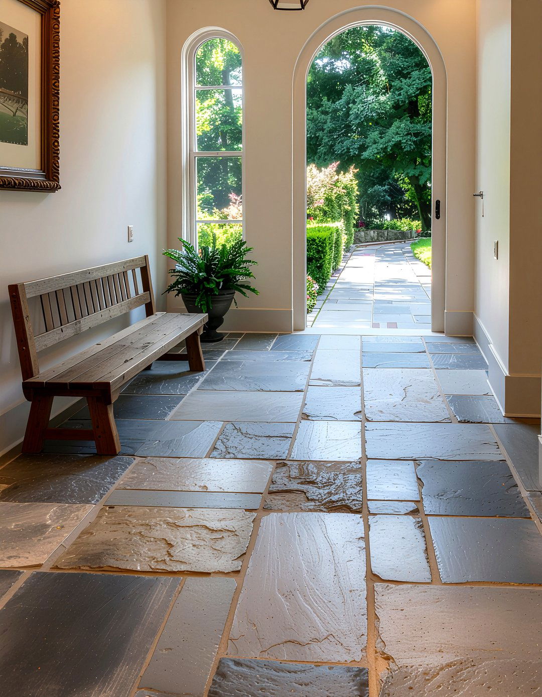 Flagstone Floor Tiles - 30 English cottage kitchen ideas