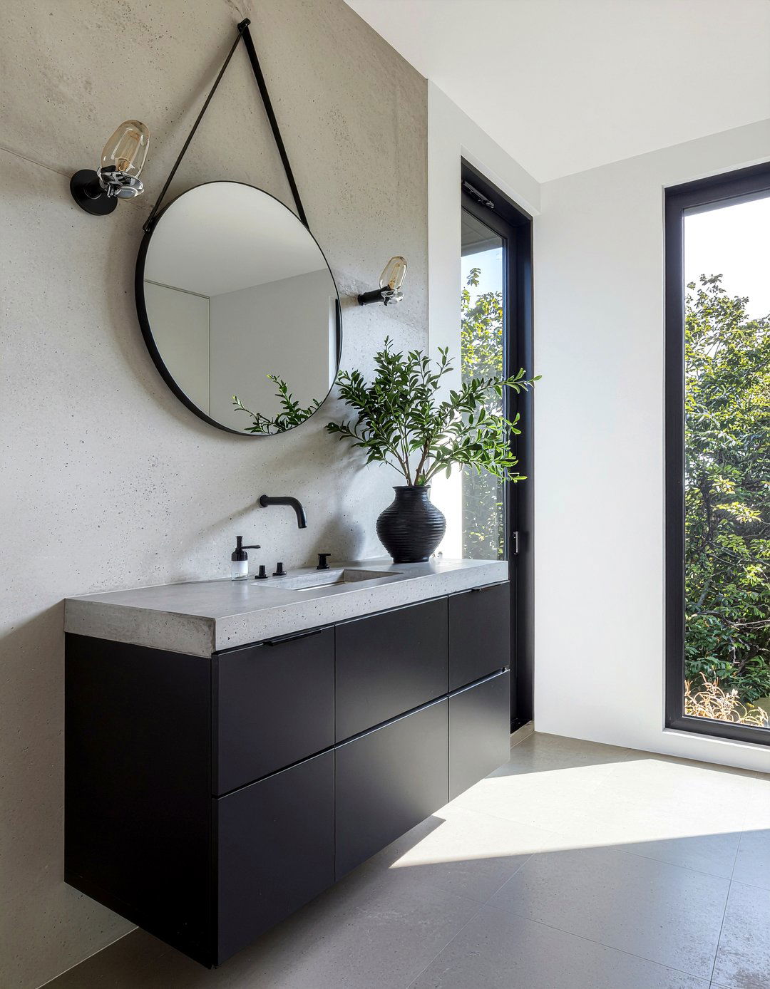 Flat Panel Bathroom Cabinetry - 30 bathroom millwork ideas