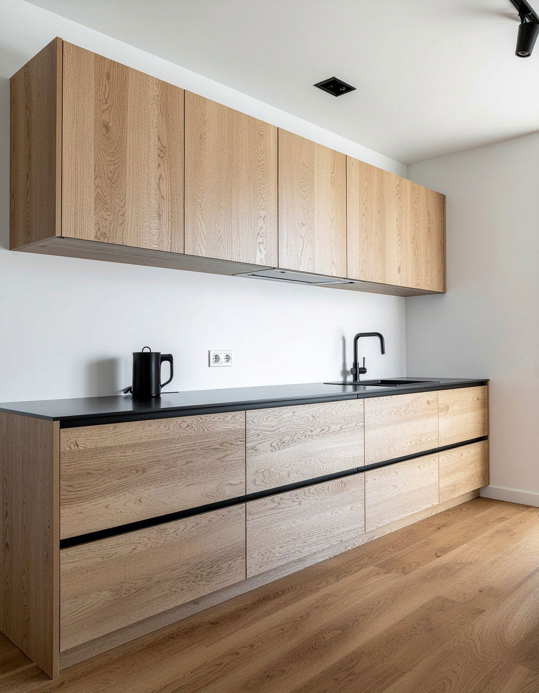 Flat Panel Cabinet - 30 clean-lined kitchen ideas