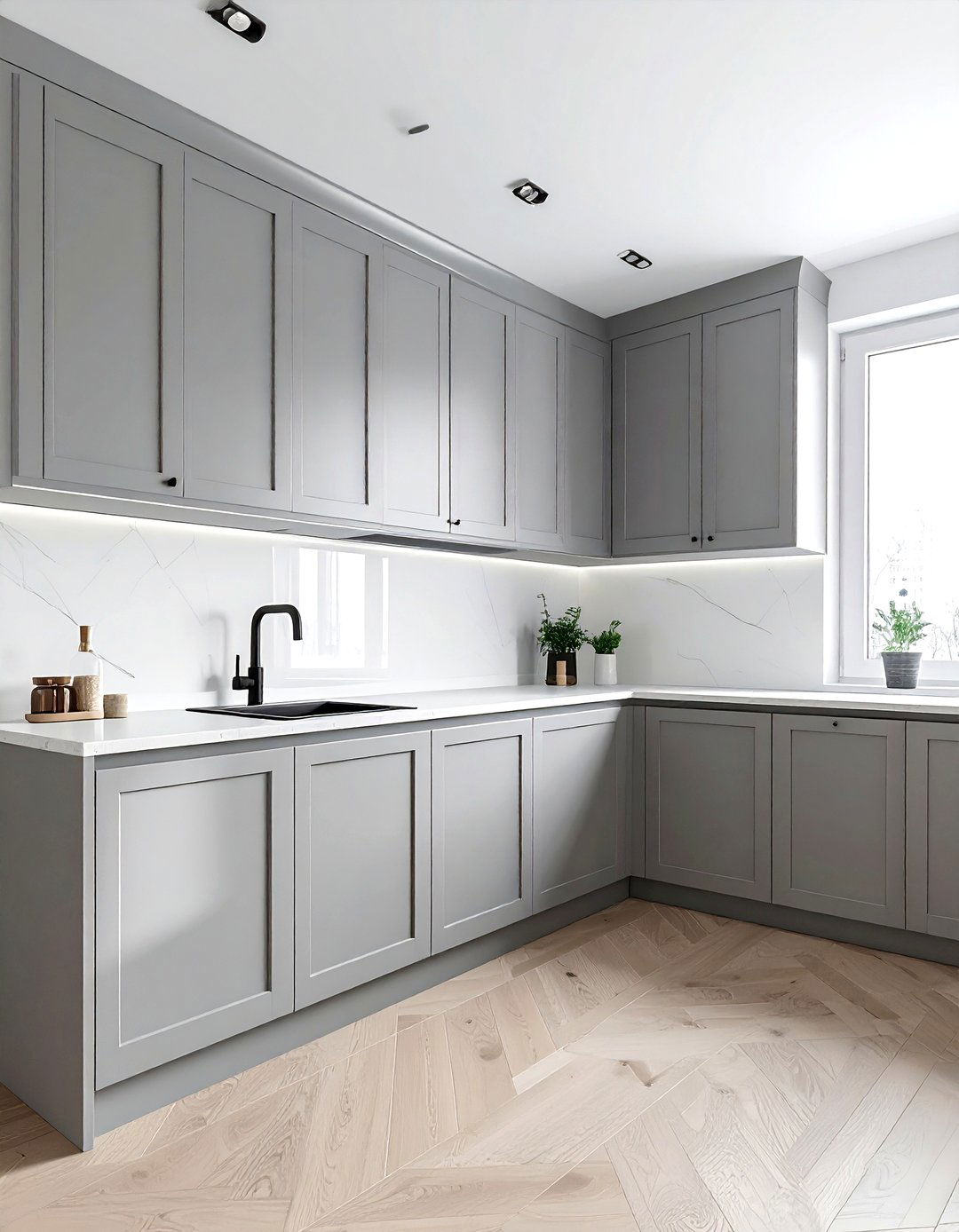 Flat panel wainscoting - 30 kitchen wainscoting ideas