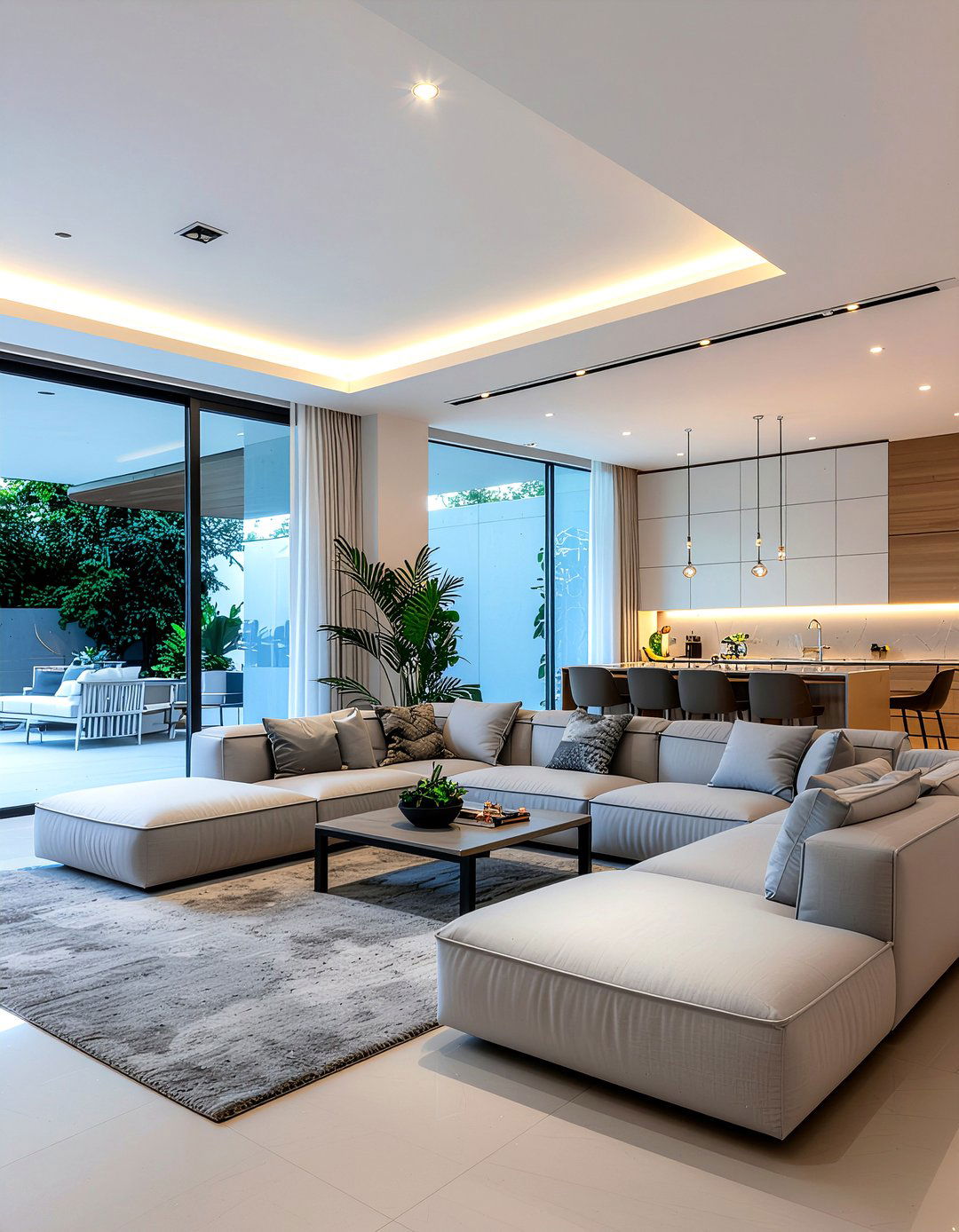 Flexible Modular Seating Arrangement - 30 living room modular seating ideas