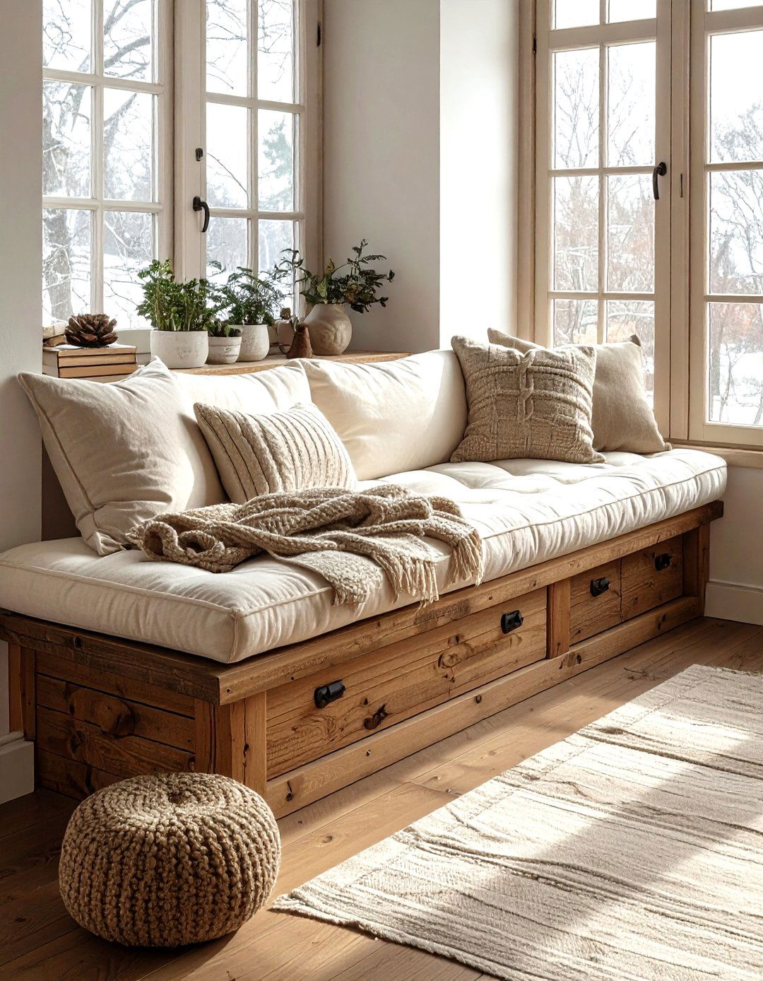 Flip Top Window Bench - 30 living room window seat storage