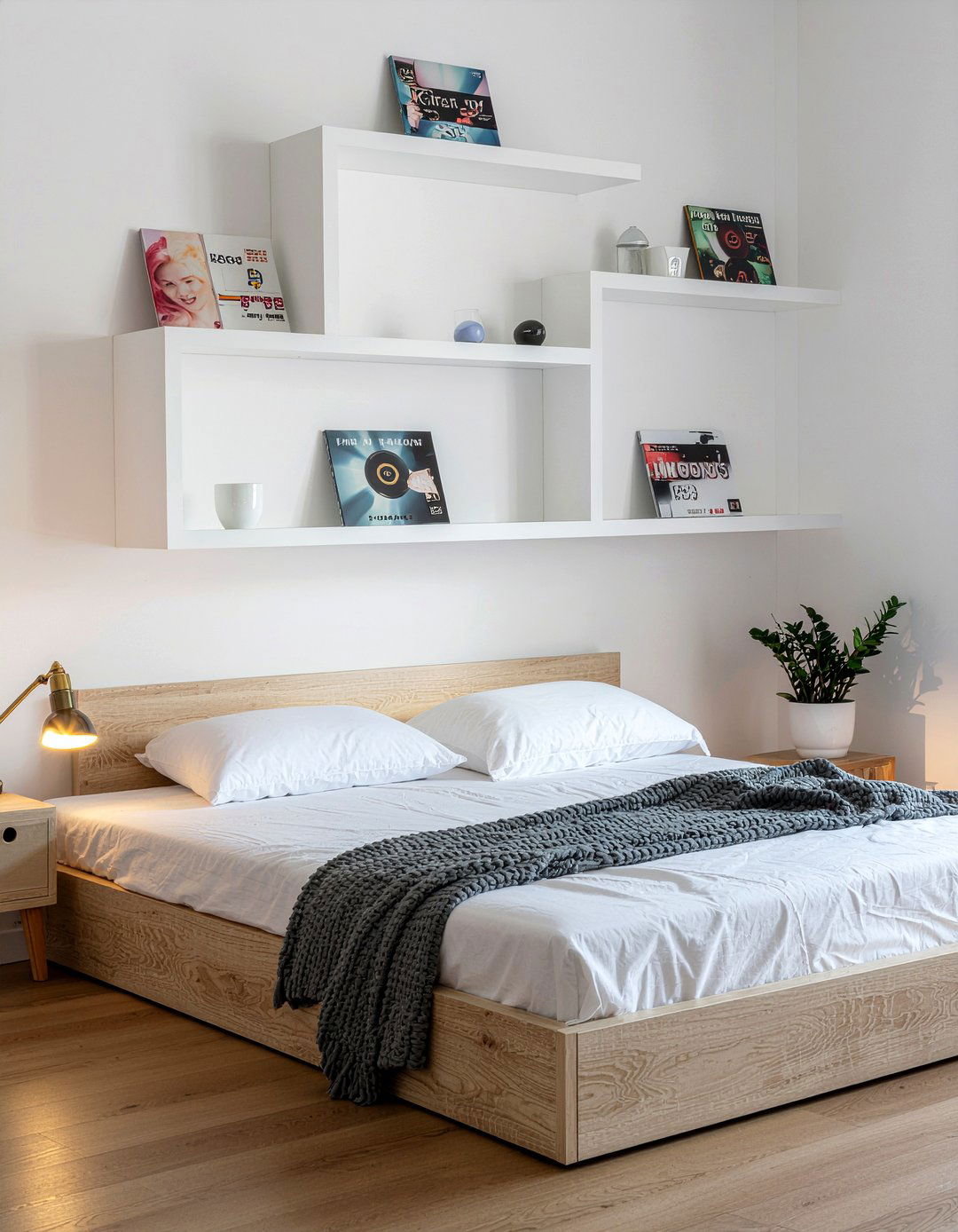 Floating Album Shelves - 30 K-pop bedroom ideas