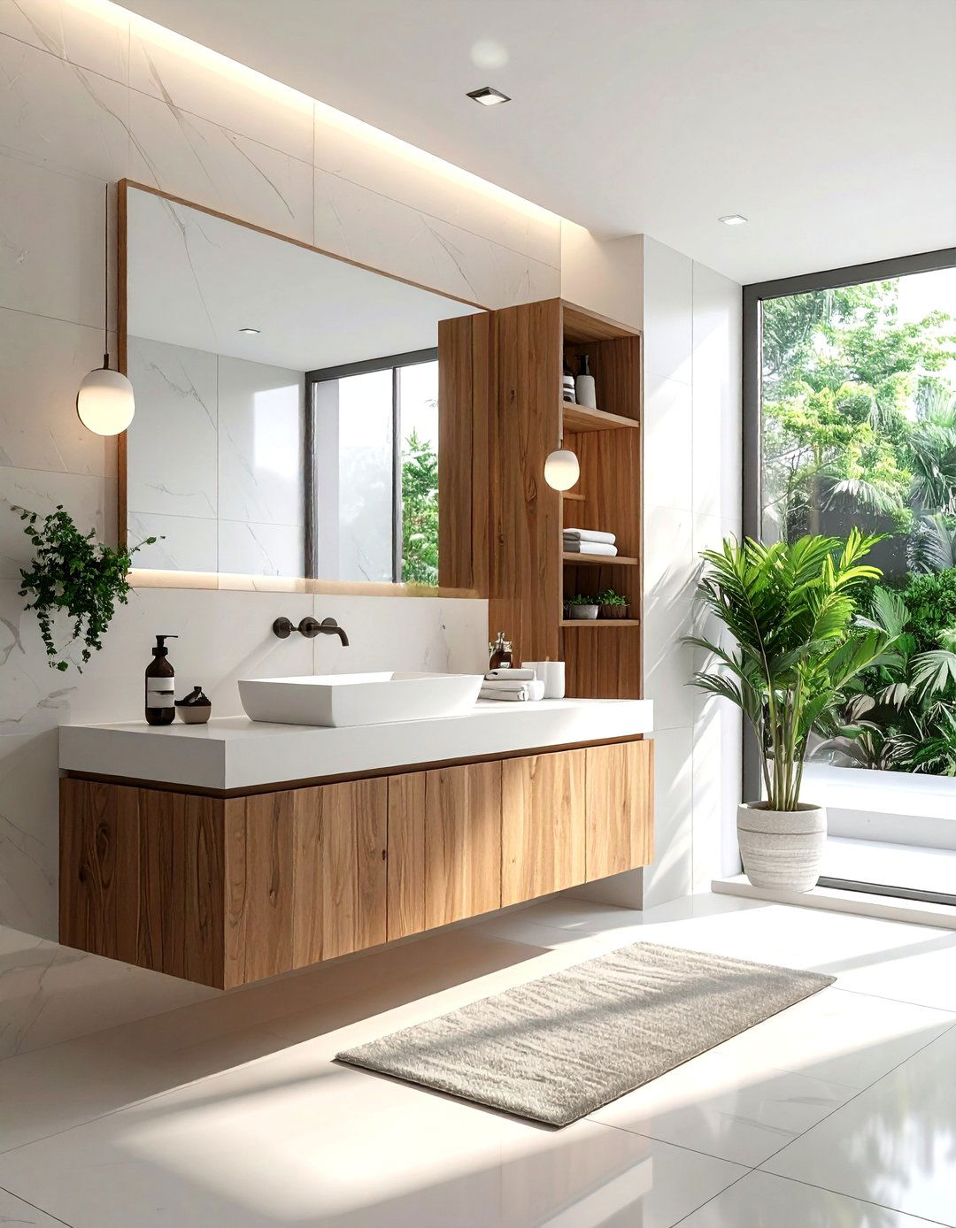 Floating Bathroom Vanity - 30 spec home bathroom ideas