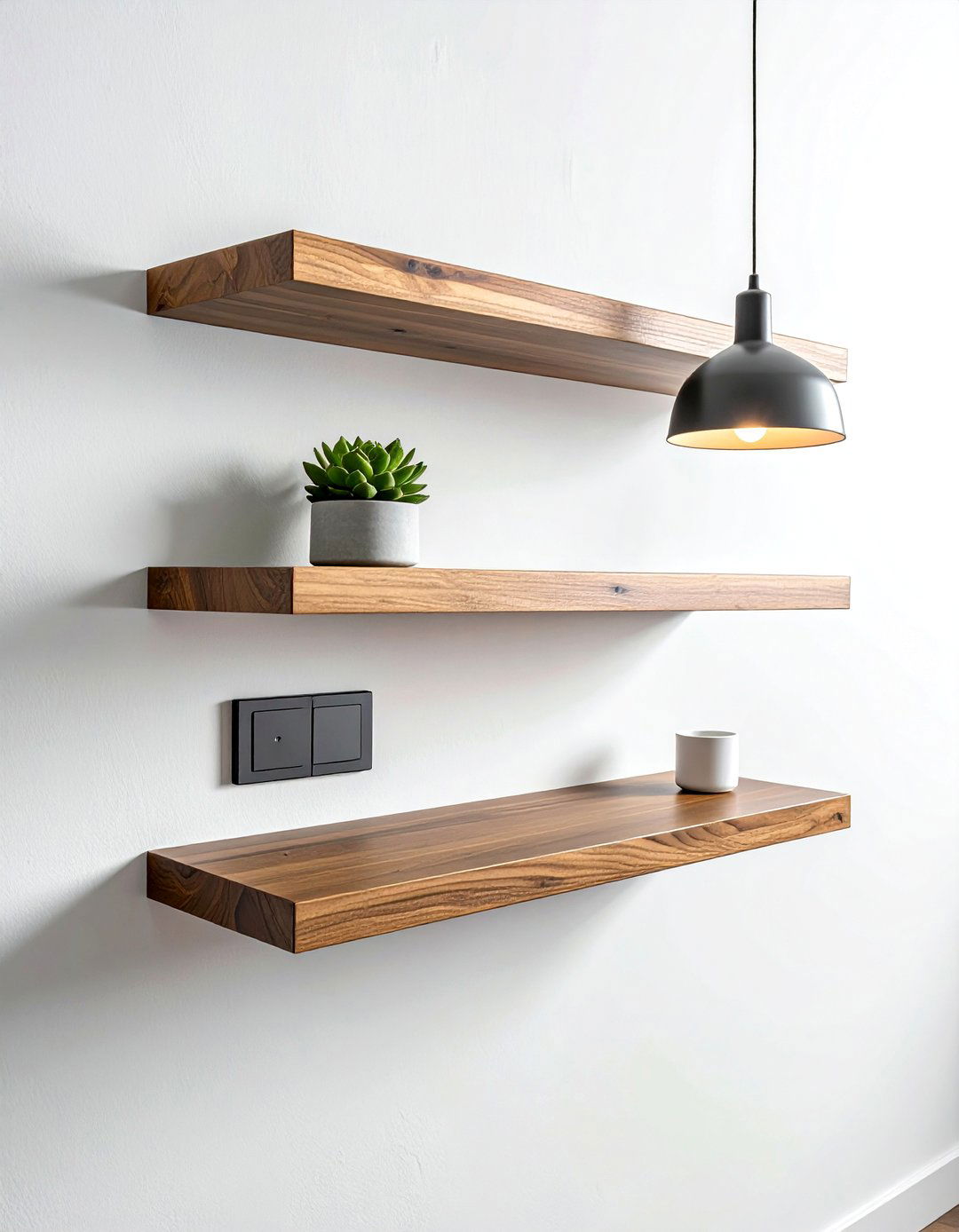 Floating Bedside Shelves - 30 bedroom built-in storage ideas