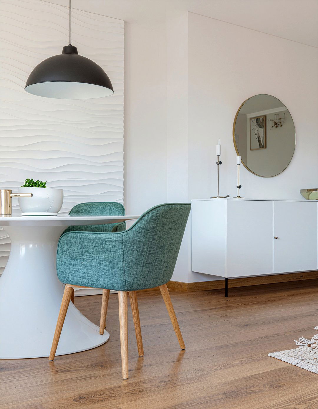 Floating Buffet Sideboard - 30 dining room makeover ideas