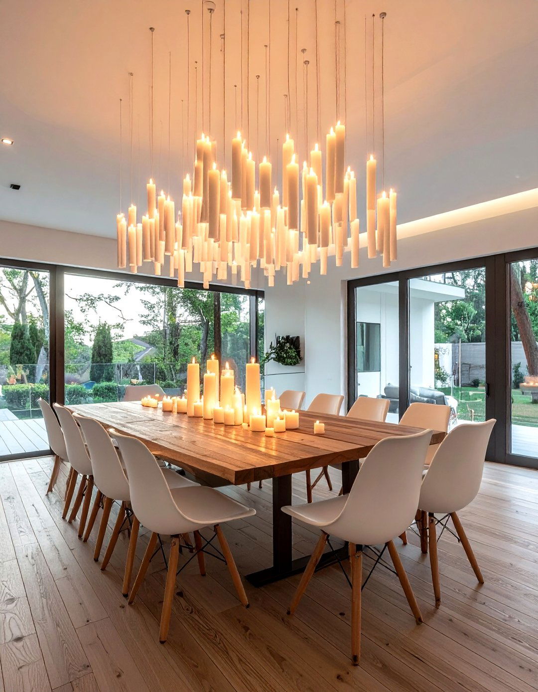 Floating Candle Setup - 30 spooky decor ideas