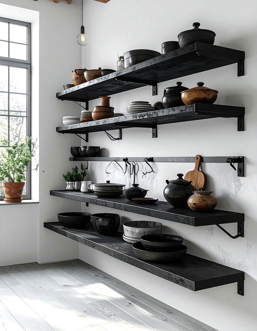 Floating Corner Kitchen Shelves - 30 corner cabinet kitchen ideas