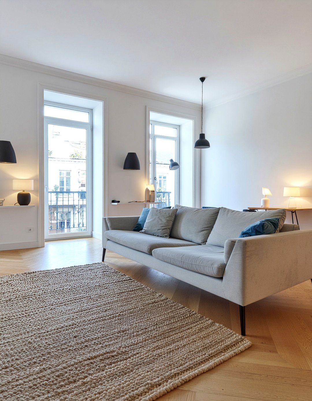 Floating Furniture In Living Room - 30 square living room ideas