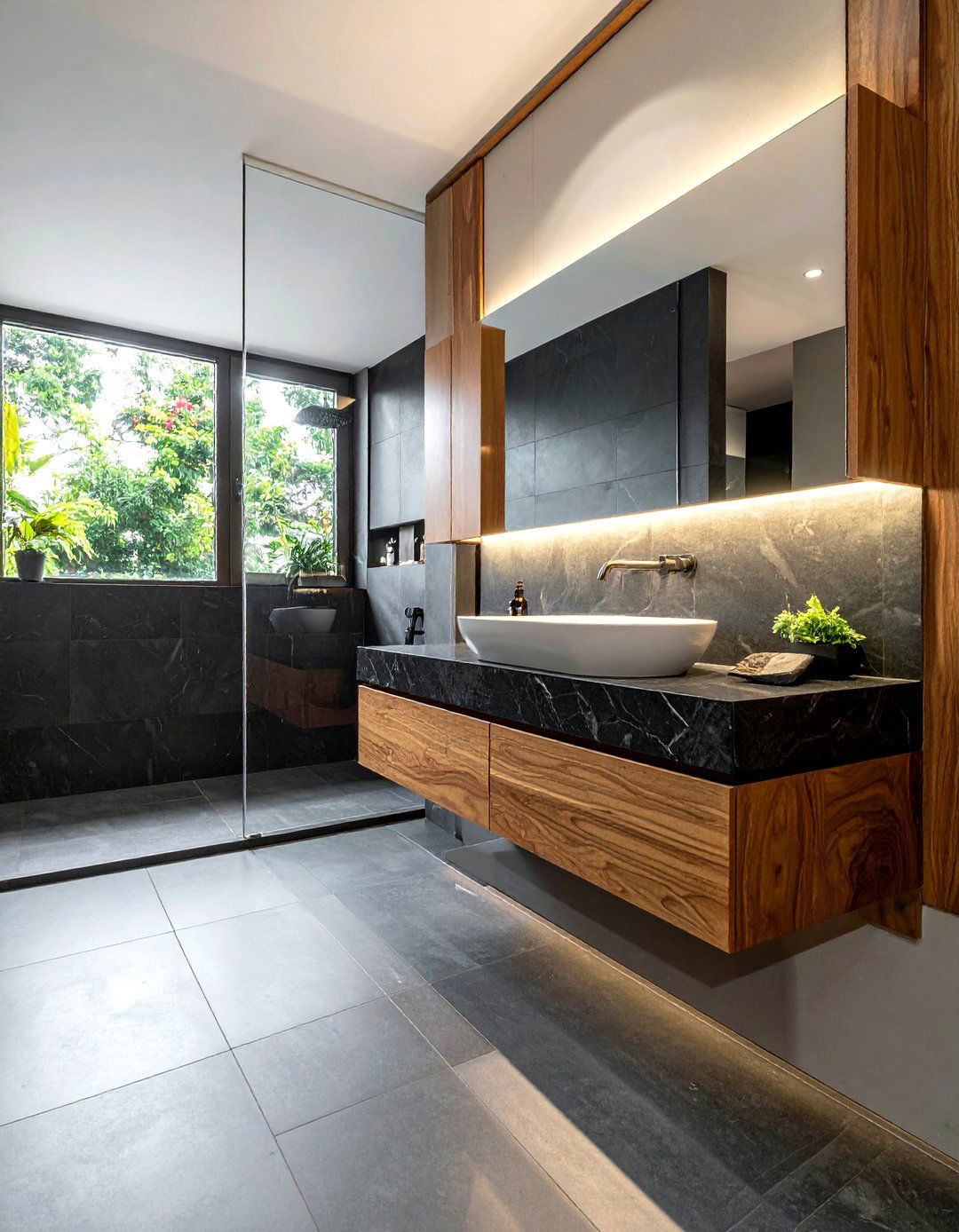 30 Granite Countertop Bathroom Ideas for a Spa-Like Feel