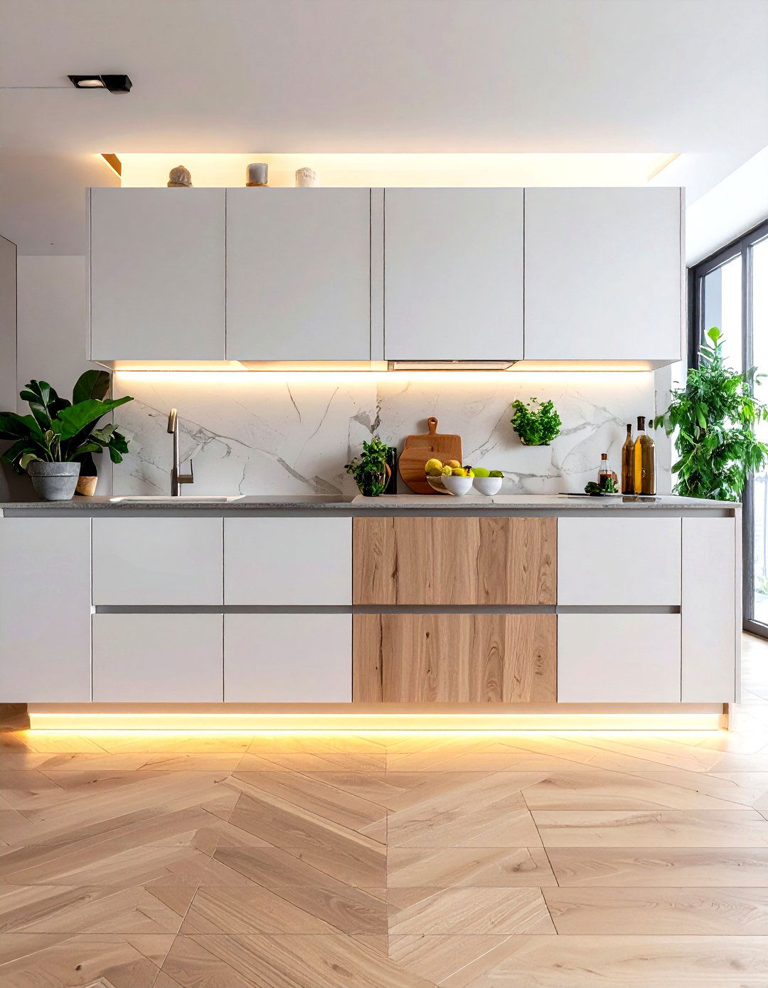 Floating Kitchen Cabinets - 30 small kitchen cabinet ideas