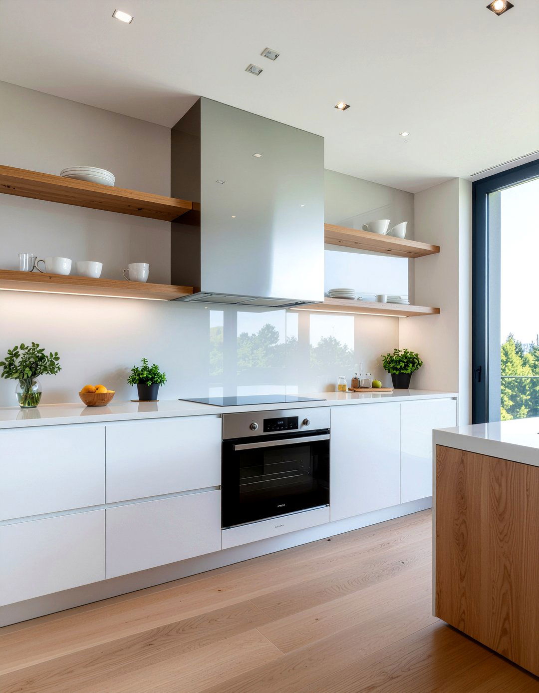 Floating Kitchen Display - 30 kitchen china cabinet ideas