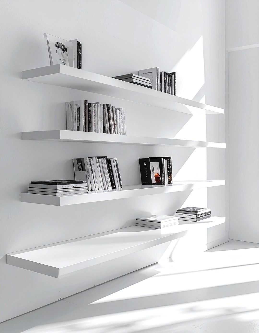 Floating Magazine Shelf - 30 living room magazine rack ideas