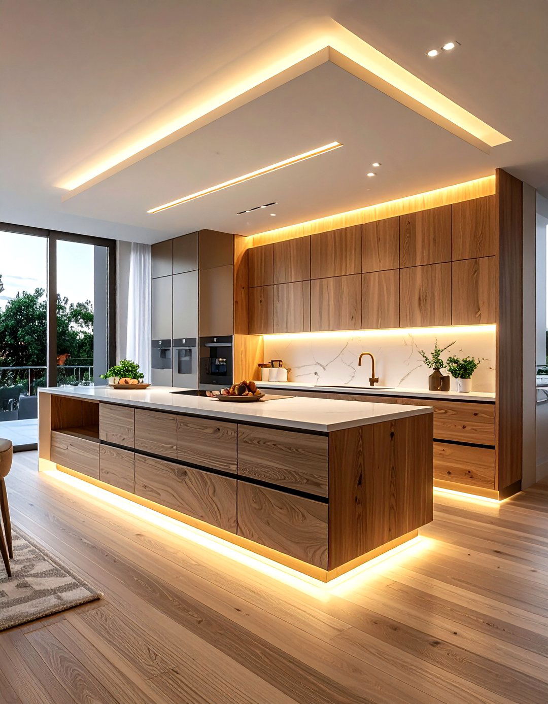 Floating Oak Kitchen Cabinets - 30 oak kitchen cabinet ideas