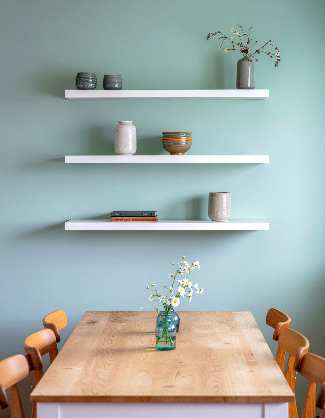 Floating Shelf Decor - 30 Nordic dining room ideas