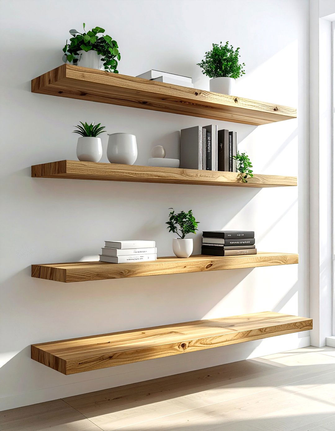 Floating Shelf Display - 30 home makeover ideas