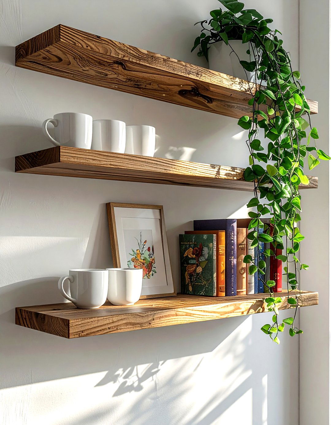 Floating Shelf Styling - 30 styling vignette ideas