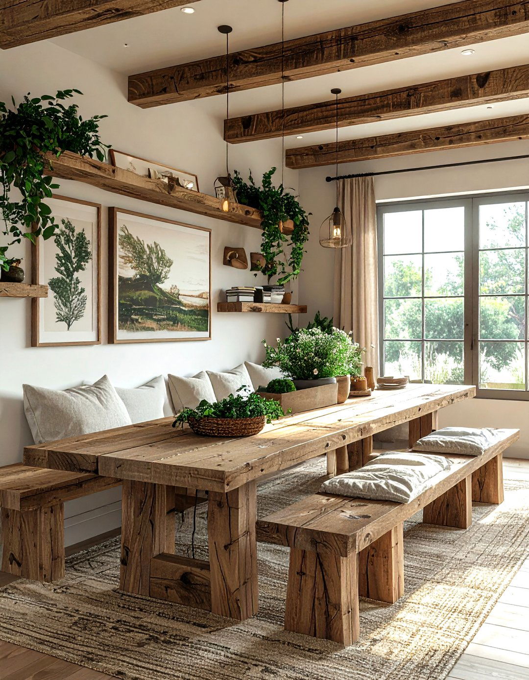 Floating Shelves - 30 dining room focal point ideas