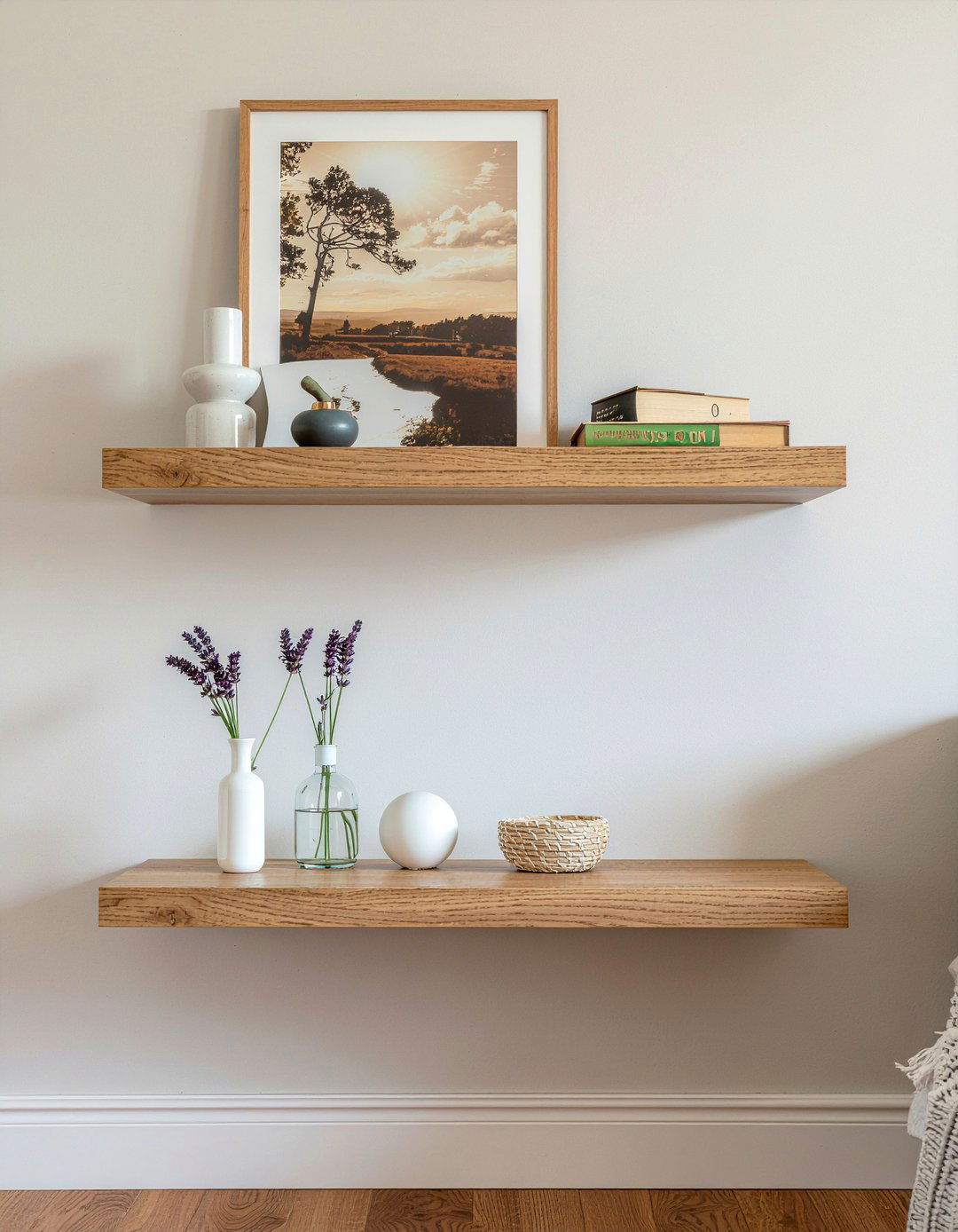 Floating Shelves - 30 quick bedroom ideas