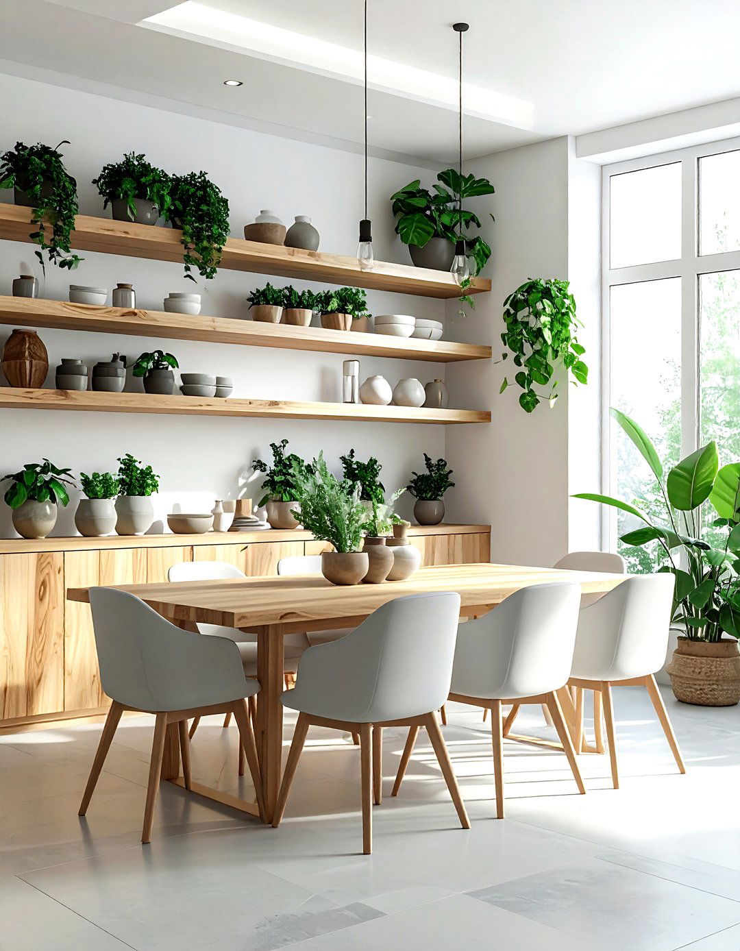 Floating Shelves Dining Room - 30 dining room wall storage ideas