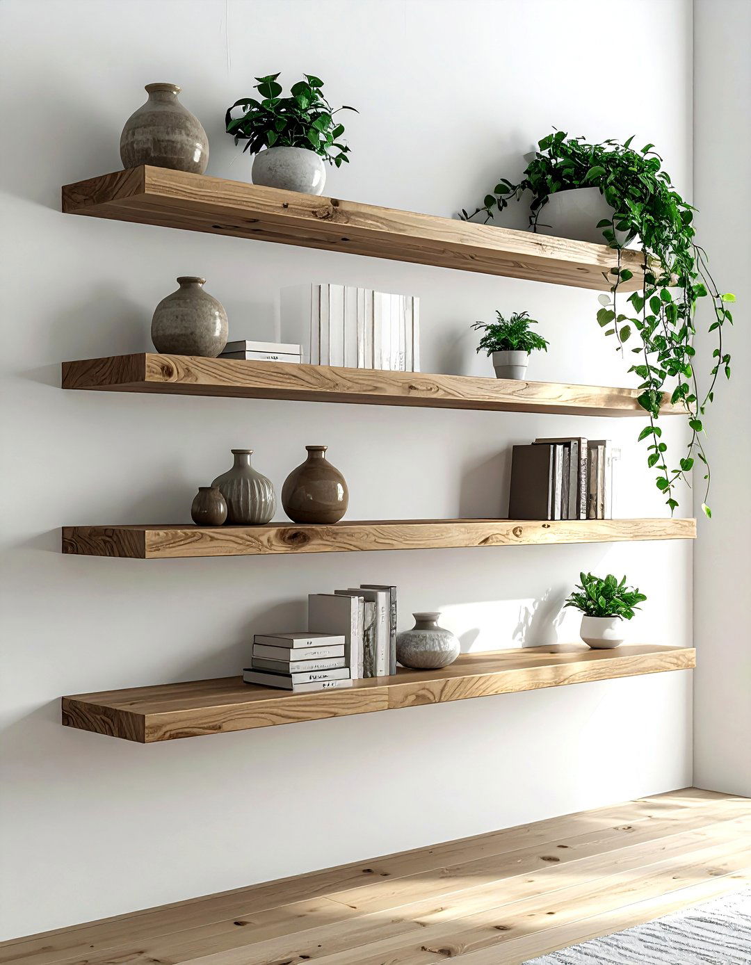 Floating Shelves For Living Room - 30 simple decor ideas