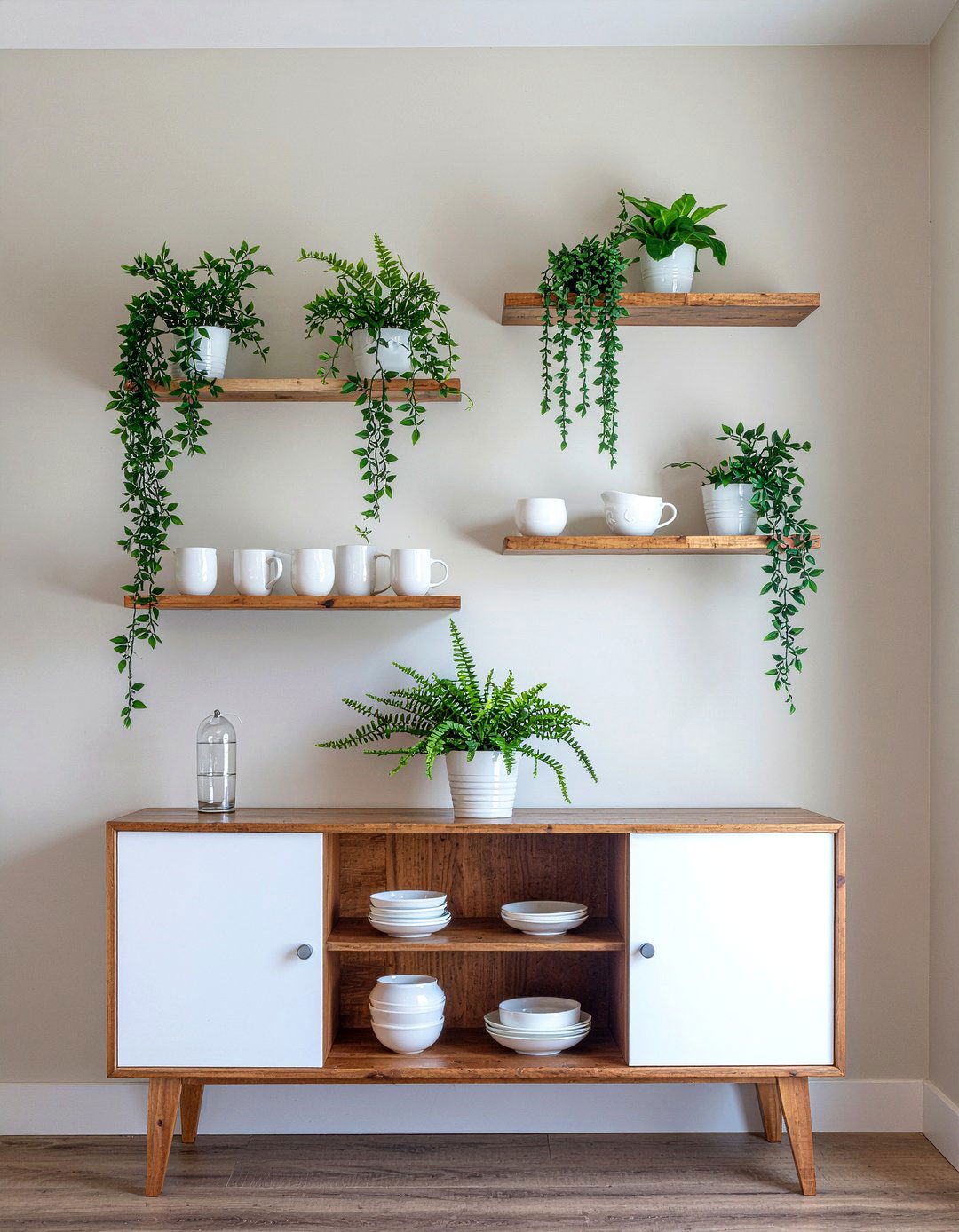 Floating Shelves for Dining Room - 30 dining room facelift ideas