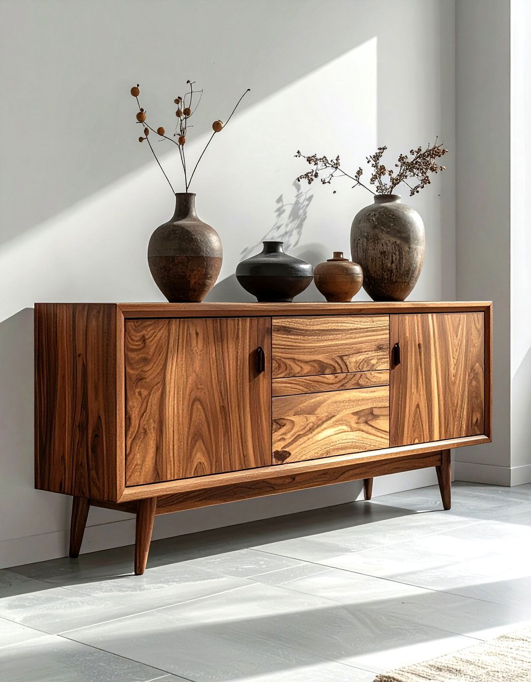 Floating Sideboard Cabinet - 30 dining room under bed storage ideas