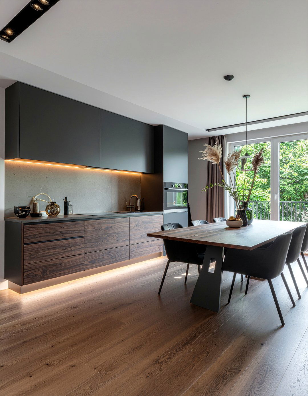 Floating Sideboard Dining Room - 30 custom home dining room ideas